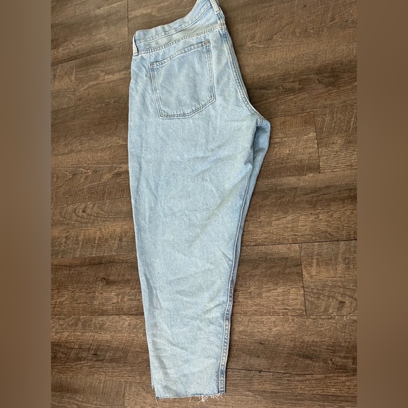 Slouchy Taper Cut-Off Non-Stretch Ankle Jeans for Women - Picture 4 of 4